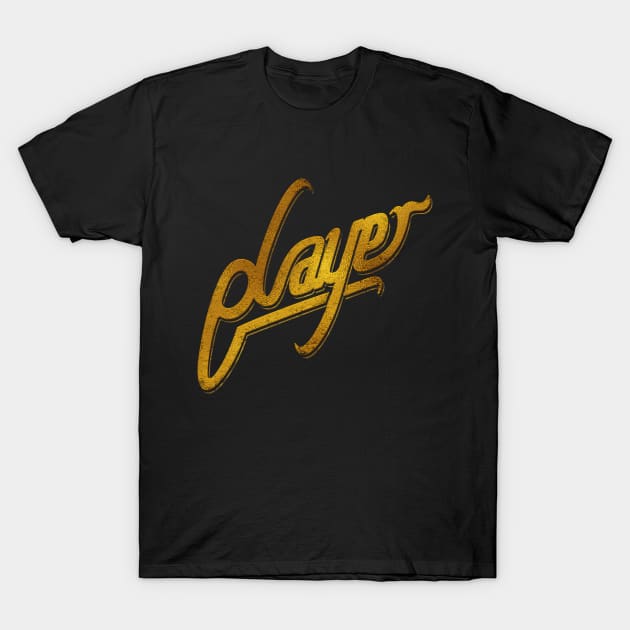 Solid Gold Player T-Shirt by WornToDeath